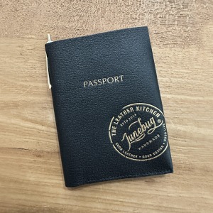[준벅/JUNEBUG] 여권가죽커버, 블랙 , 여권지갑